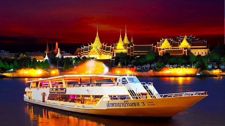 Ăn tối trên du thuyền Chao Phraya Princess