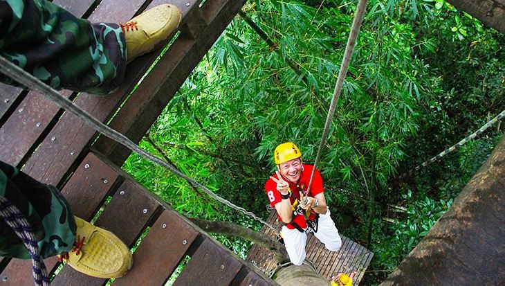 du day bang rung choompo - flight gibbon chiangmai