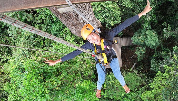 du day bang rung choompo - flight gibbon chiangmai