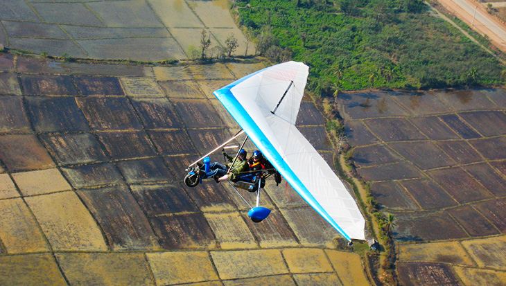 Du ngoạn Chiang Mai bằng máy bay Microlight