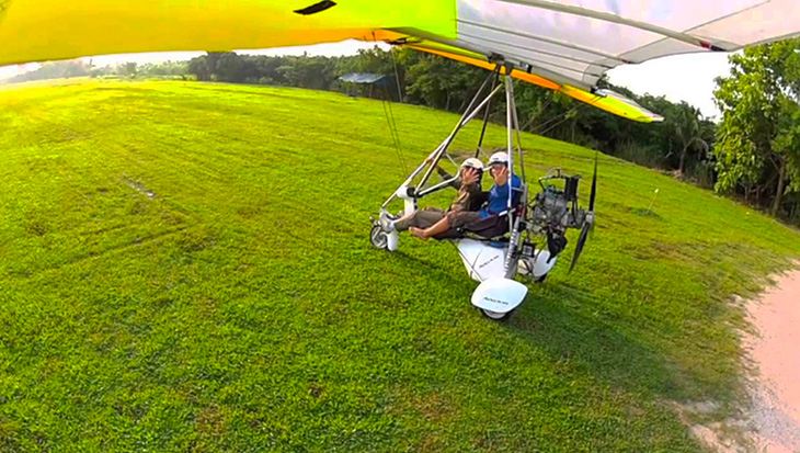 Du ngoạn Chiang Mai bằng máy bay Microlight