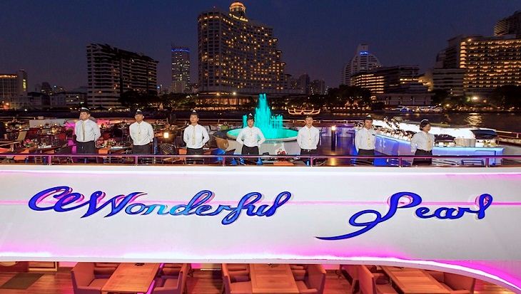 Ăn tối trên du thuyền Wonderful Pearl Bangkok