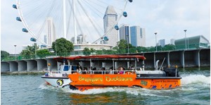 Vòng quanh Singapore bằng xe Ducky Wacky