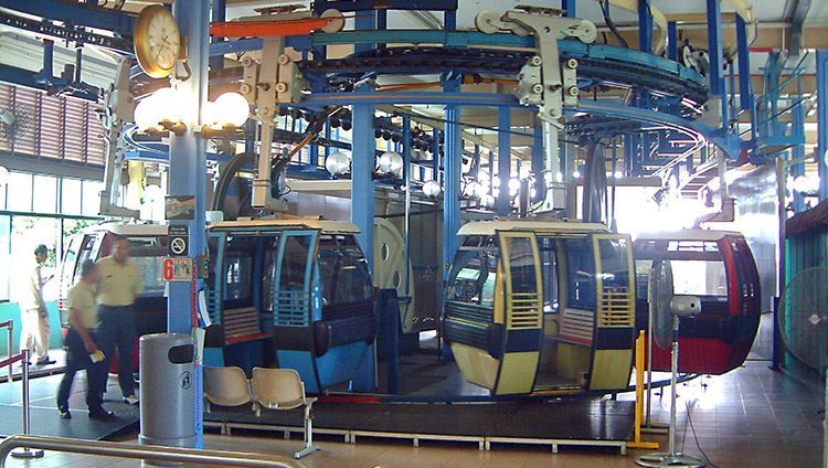 Vé cáp treo Singapore Mount Faber - Sentosa