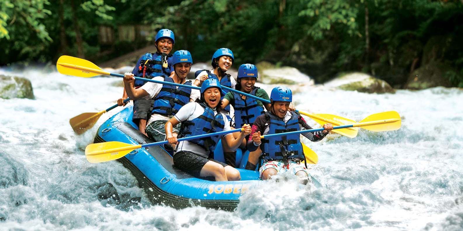 Tour chèo thuyền vượt thác Bali