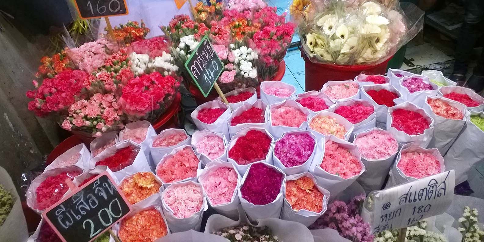 Tour China Town  chợ hoa Pak Klong Talad về đêm