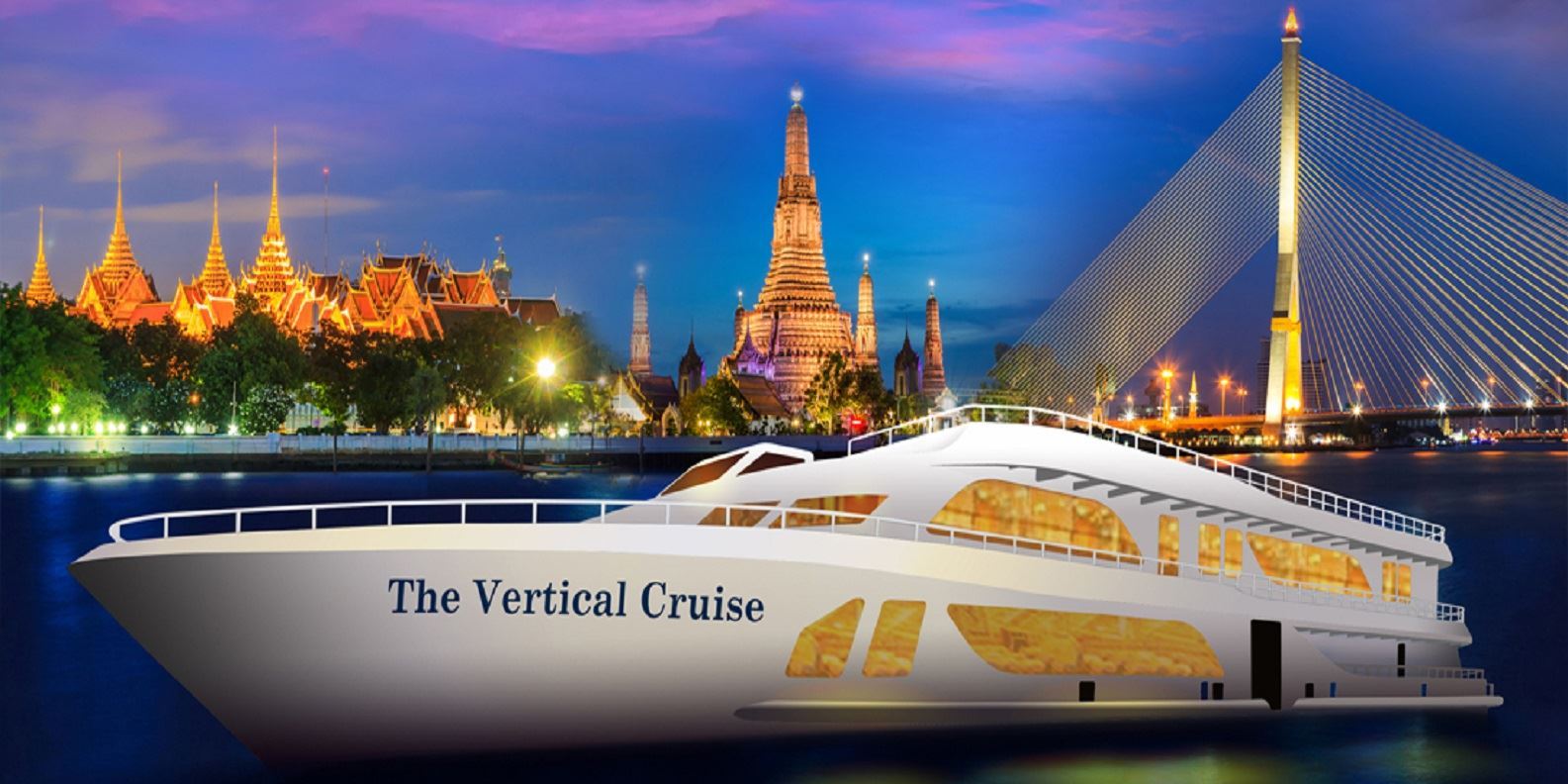Ăn tối trên du thuyền Vertical Bangkok
