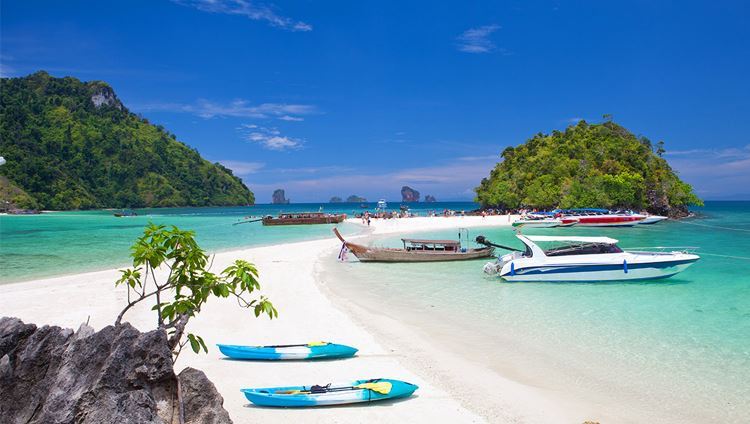 Tour 4 đảo Krabi (bằng thuyền duôi dài)