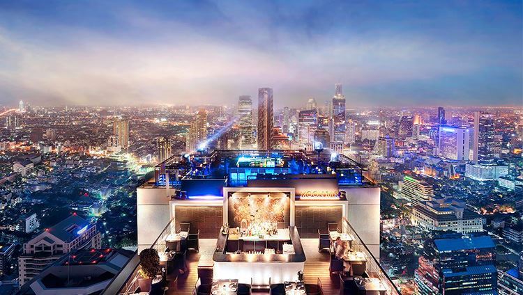 Ăn tối nhà hàng Vertigo and Moon Bar Bangkok