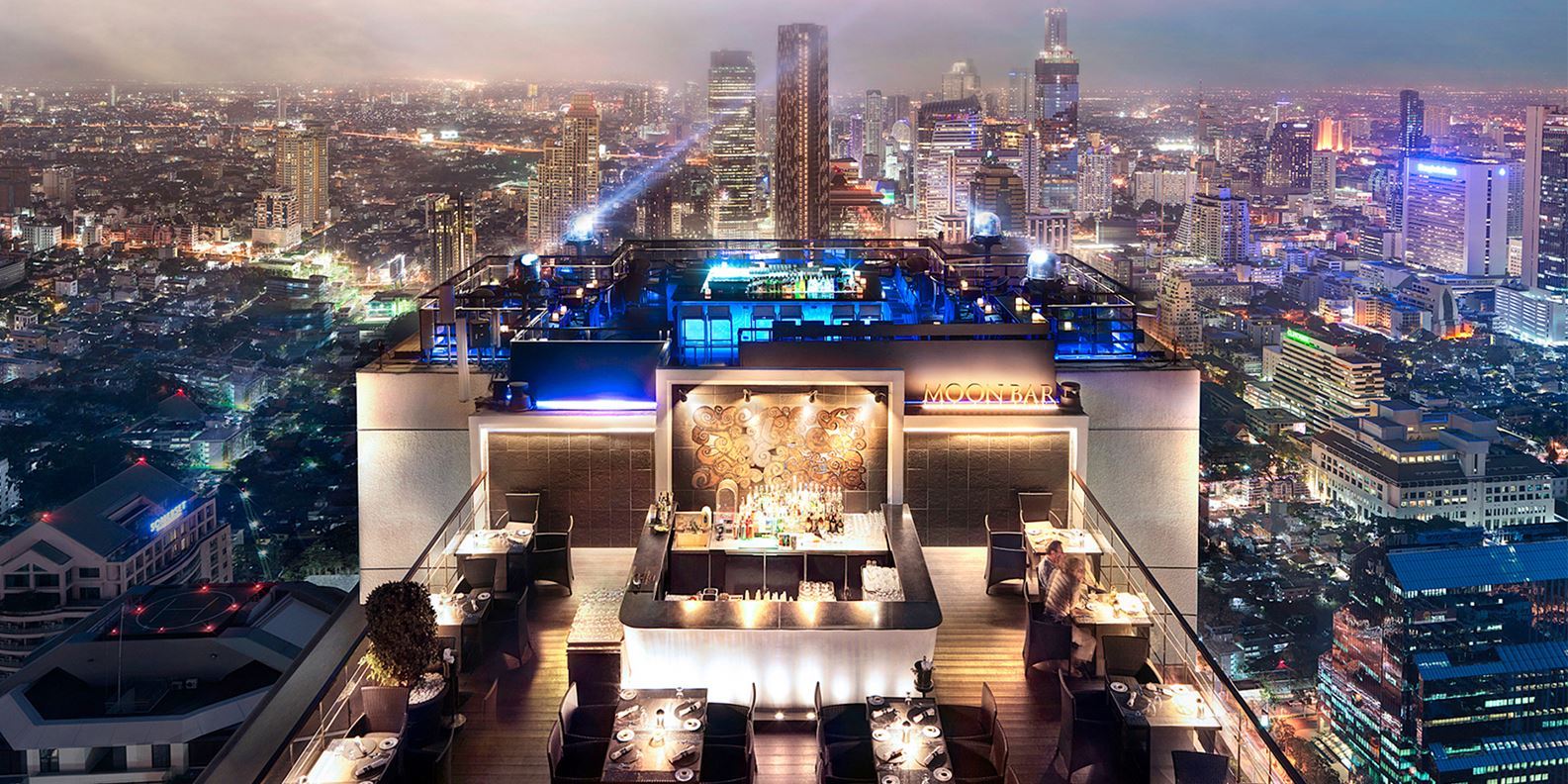 Ăn tối nhà hàng Vertigo and Moon Bar Bangkok