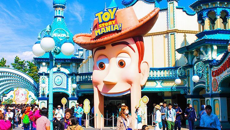 Vé Tokyo Disneyland hoặc DisneySea 1 ngày