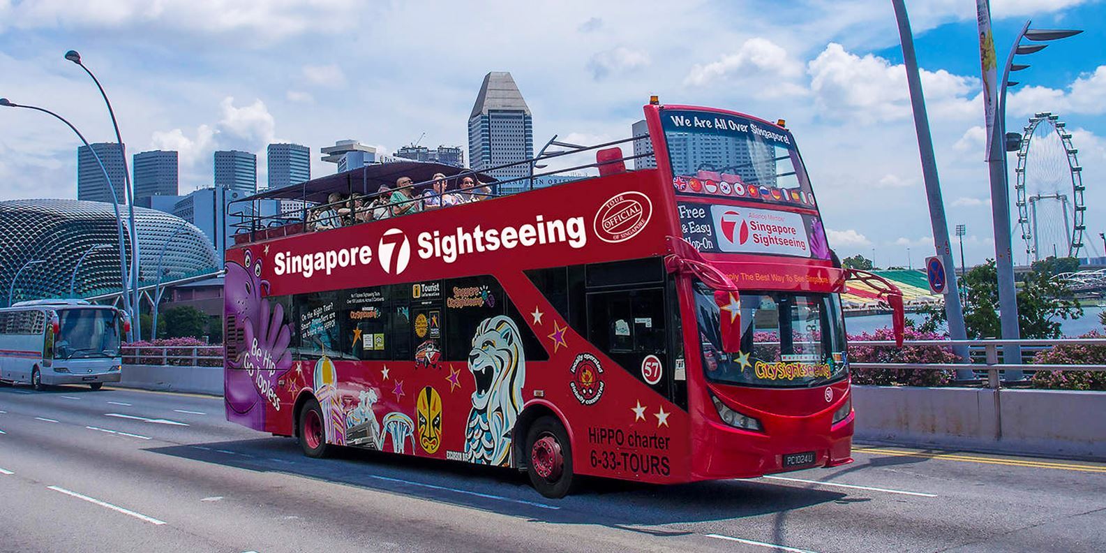 Vé Hop-on Hop-off Singapore (7 tuyến xe)