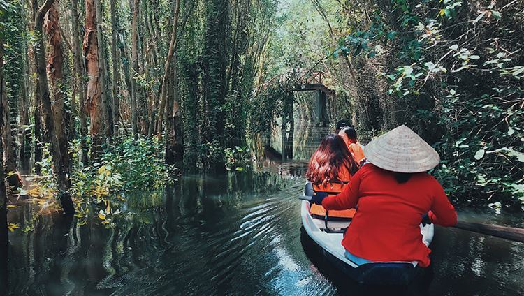 Tour làng nổi Tân Lập 1 ngày