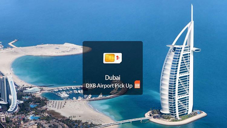 Sim 4G UAE Dubai (nhận tại sân bay Dubai)