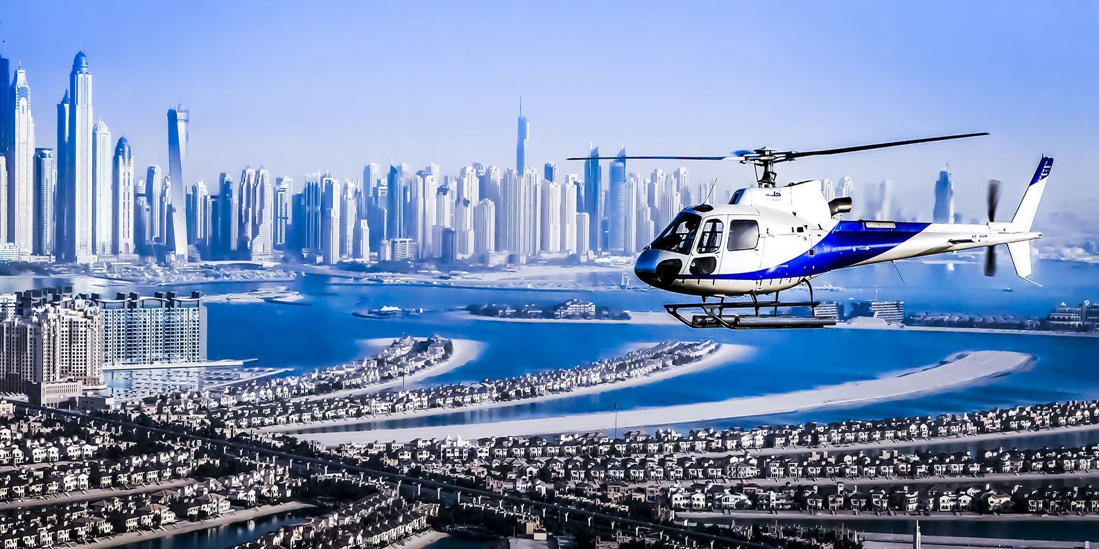 Du ngoạn Dubai bằng trực thăng