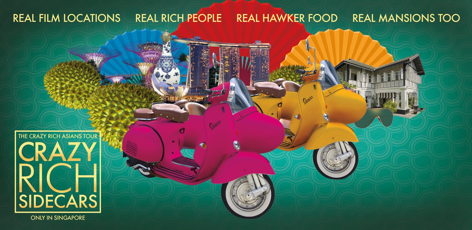 Singapore Crazy Rich Asians Sidecar Tour