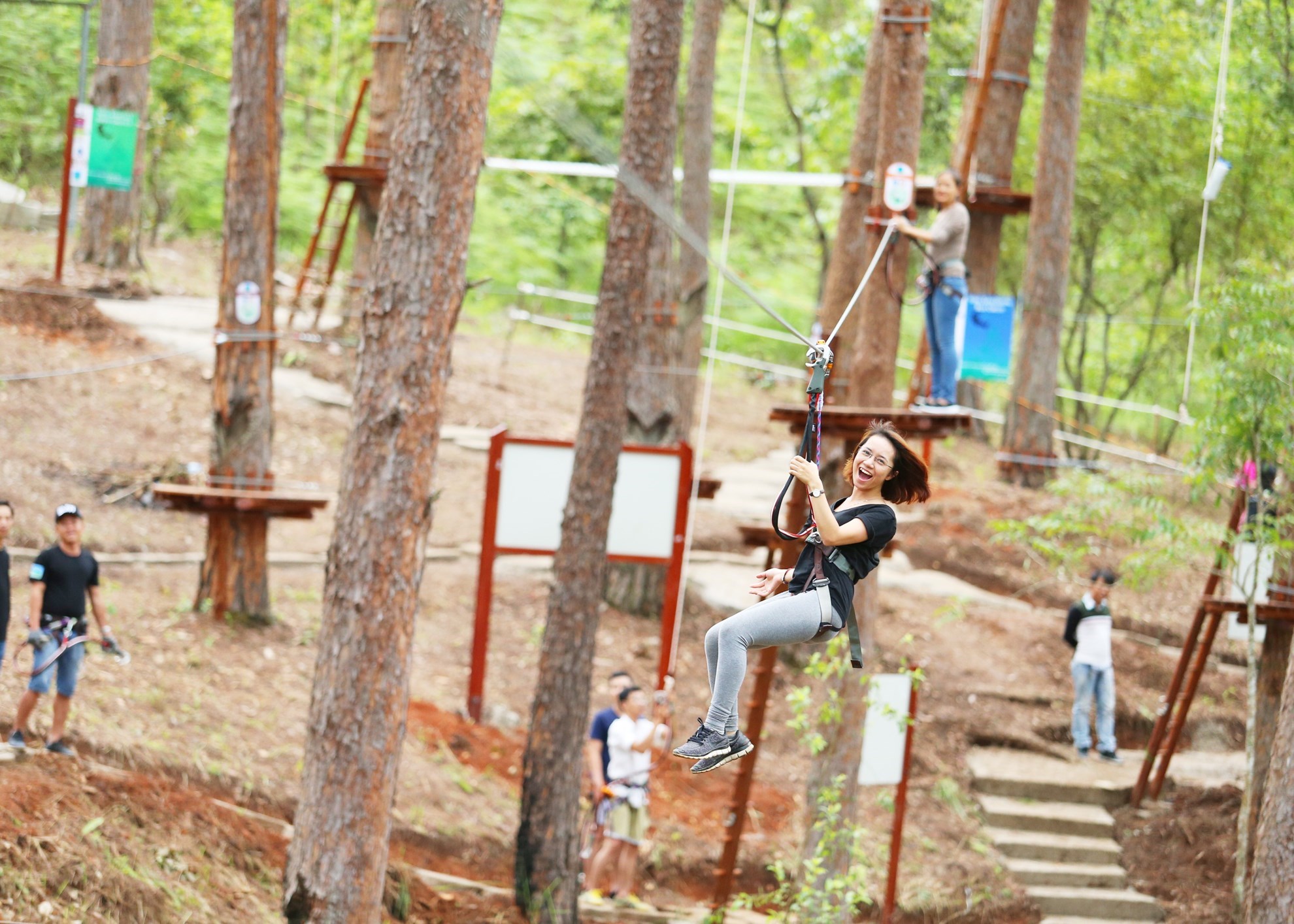 Hành trình mạo hiểm High Rope Course Đà Lạt