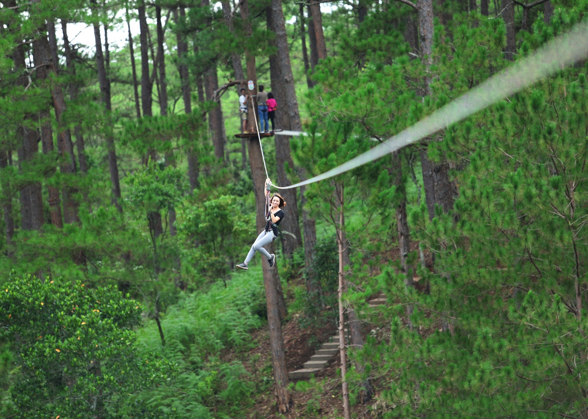 Hành trình mạo hiểm High Rope Course Đà Lạt