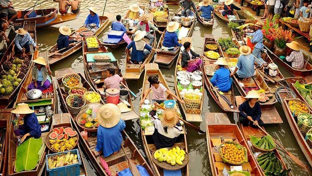 Vé Pattaya Floating Market - chợ nổi Pattaya