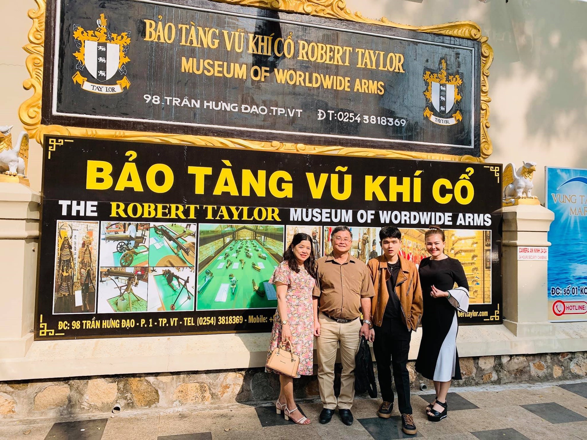 Vé Bảo tàng vũ khí cổ Robert Taylor Vũng Tàu