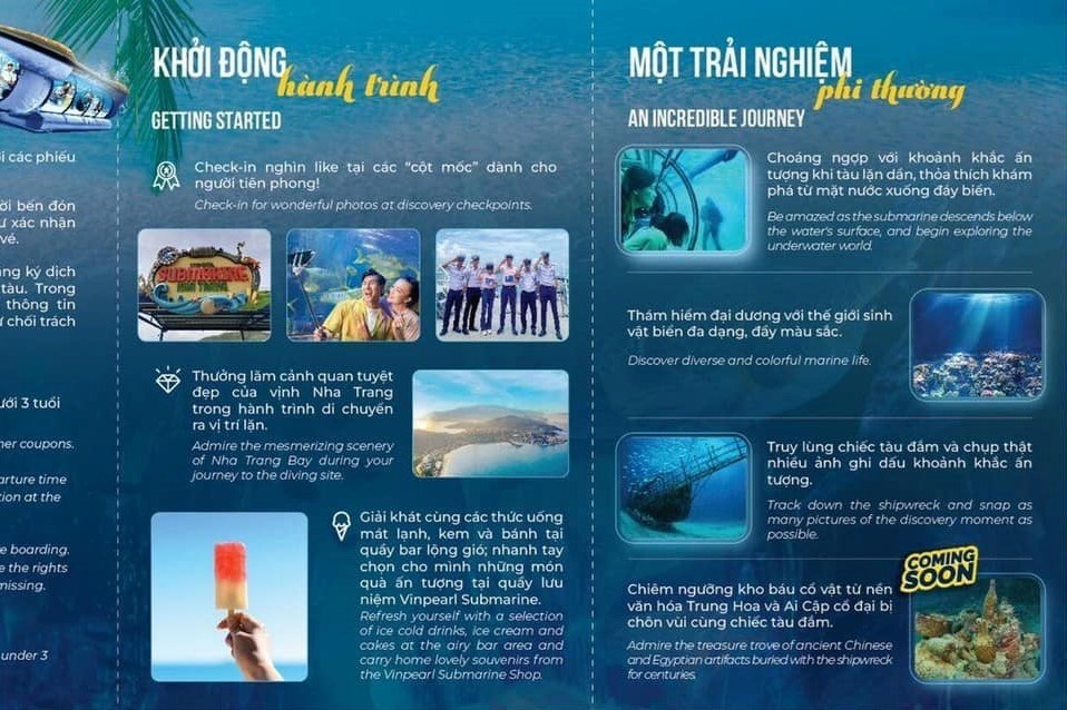 [VINPEARL SUBMARINE] Vé Tàu Ngầm Bằng Kính