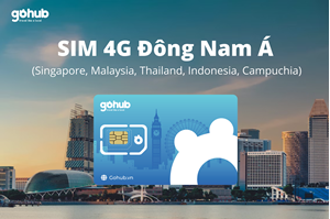 Sim 4G Asia 4 nước nhận tại Việt Nam