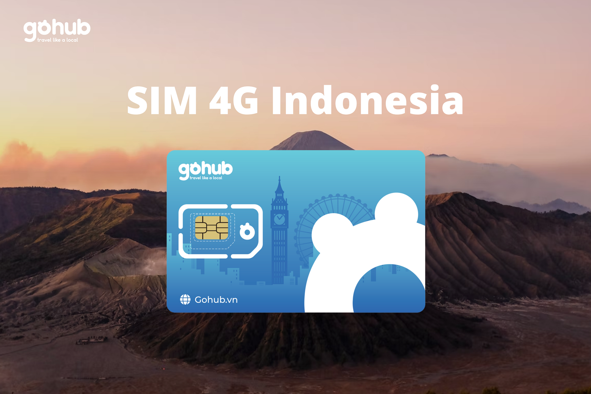 Sim 4G Indonesia giao nhận tại Việt Nam