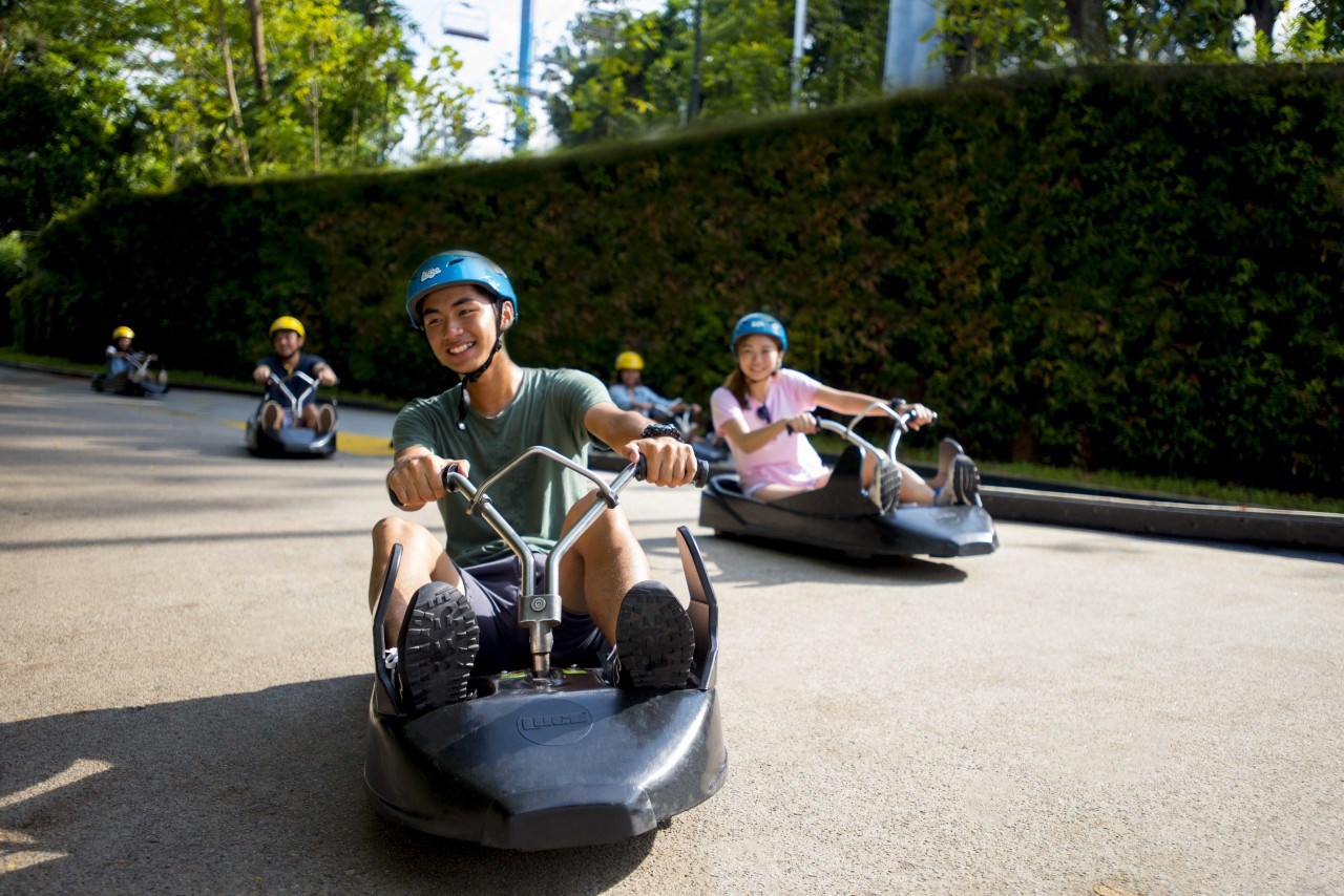 Xe trượt Skyline Luge Singapore - Sentosa