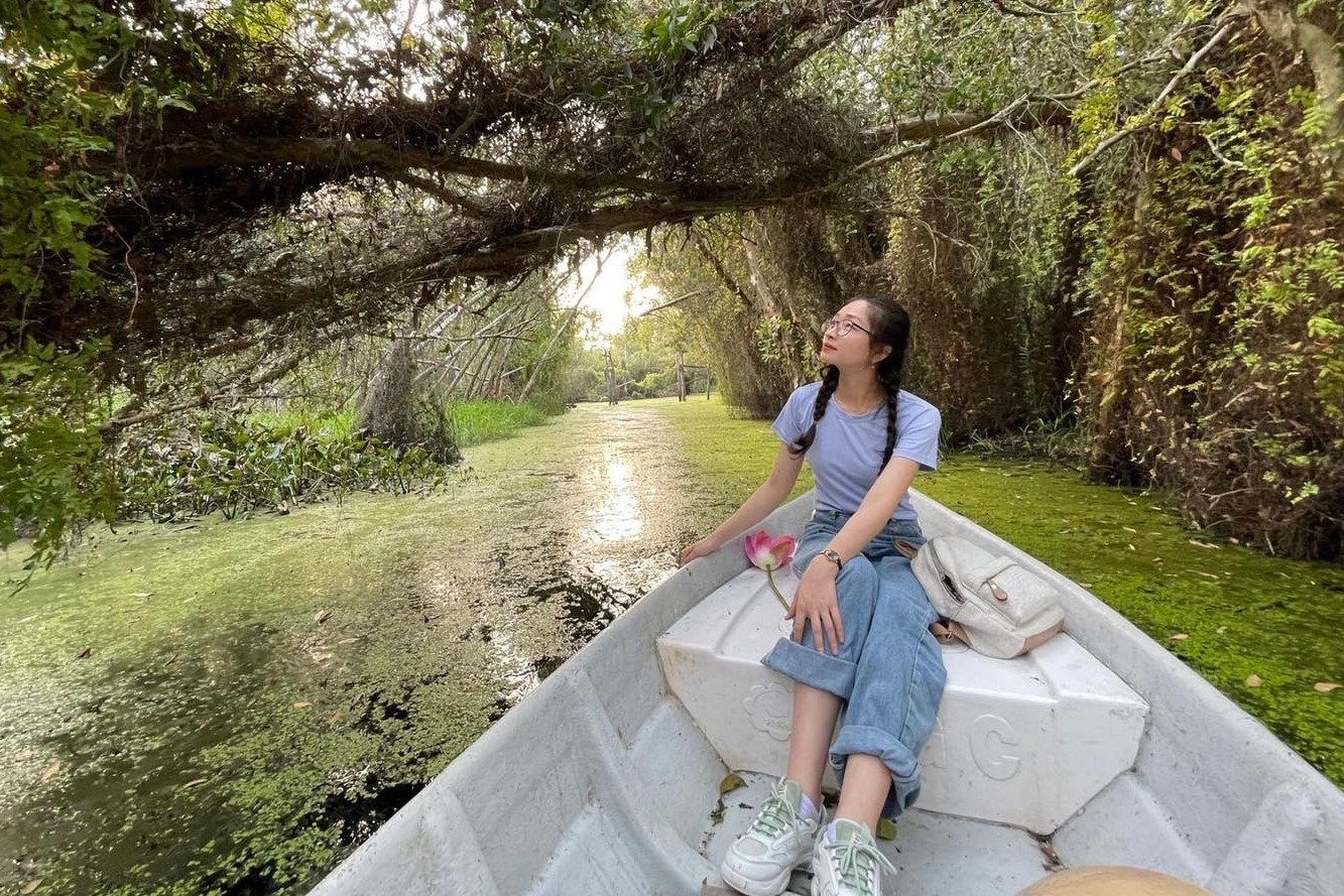 Tour làng nổi Tân Lập 1 ngày