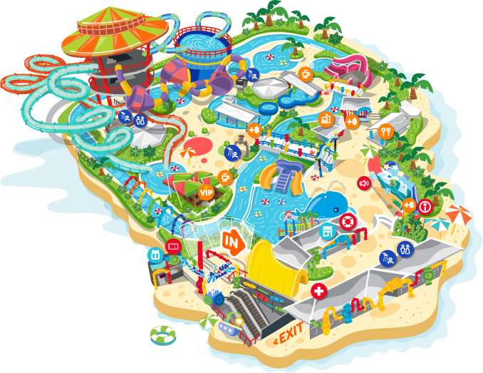 Vé Công Viên Nước Pororo Bangkok