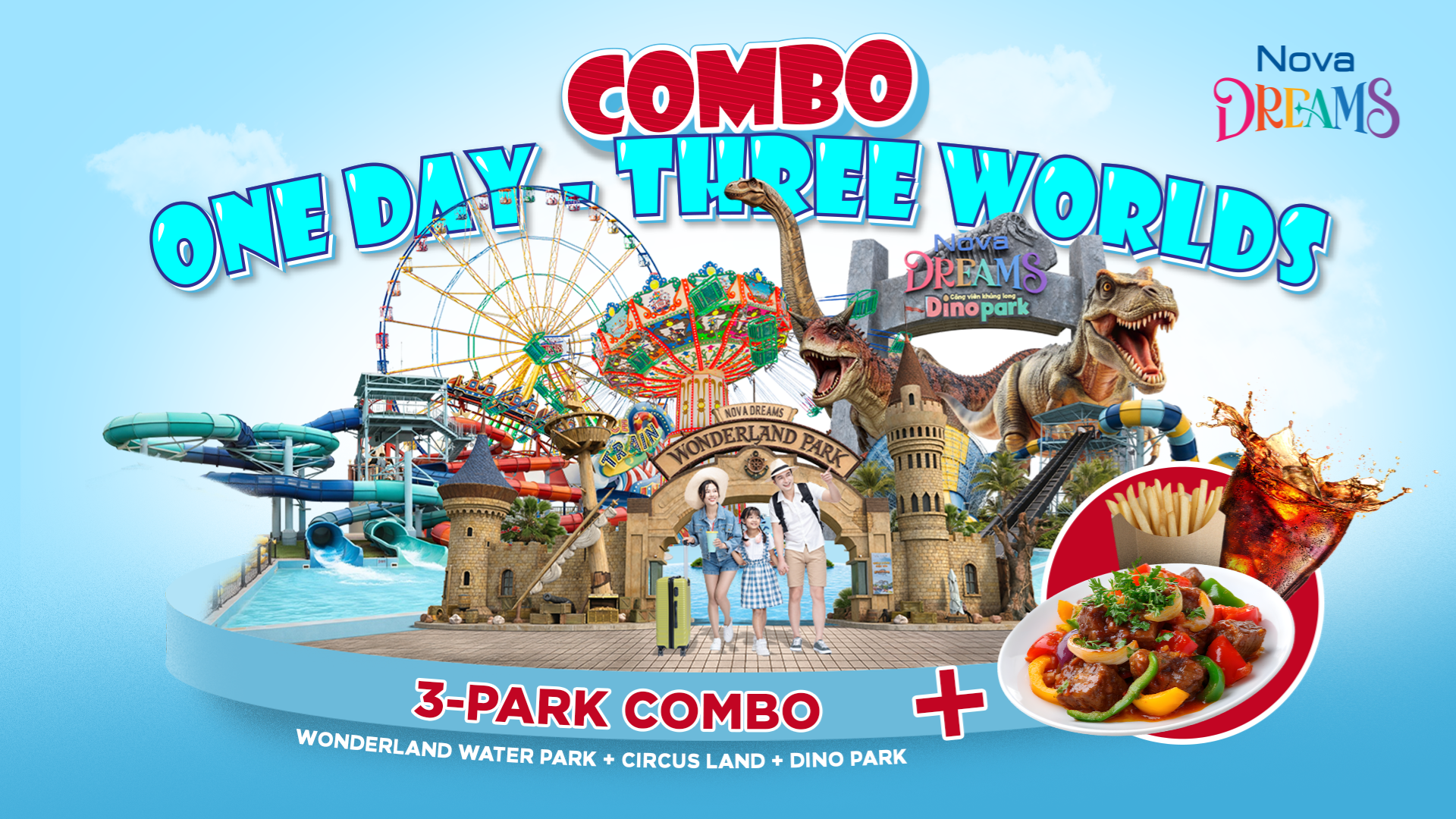 Combo các công viên Nova World Phan Thiết