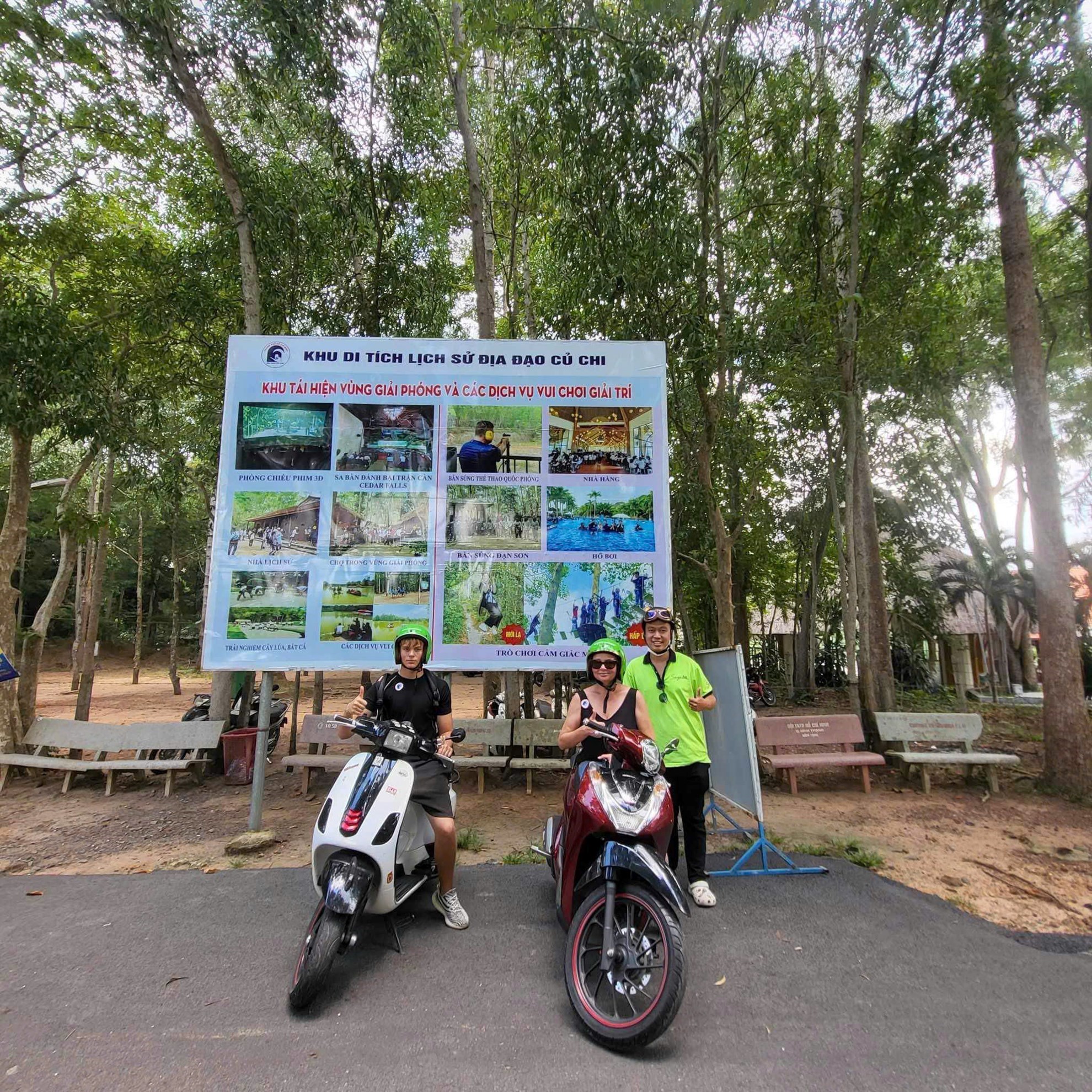 Tour khám phá Củ Chi bằng xe máy