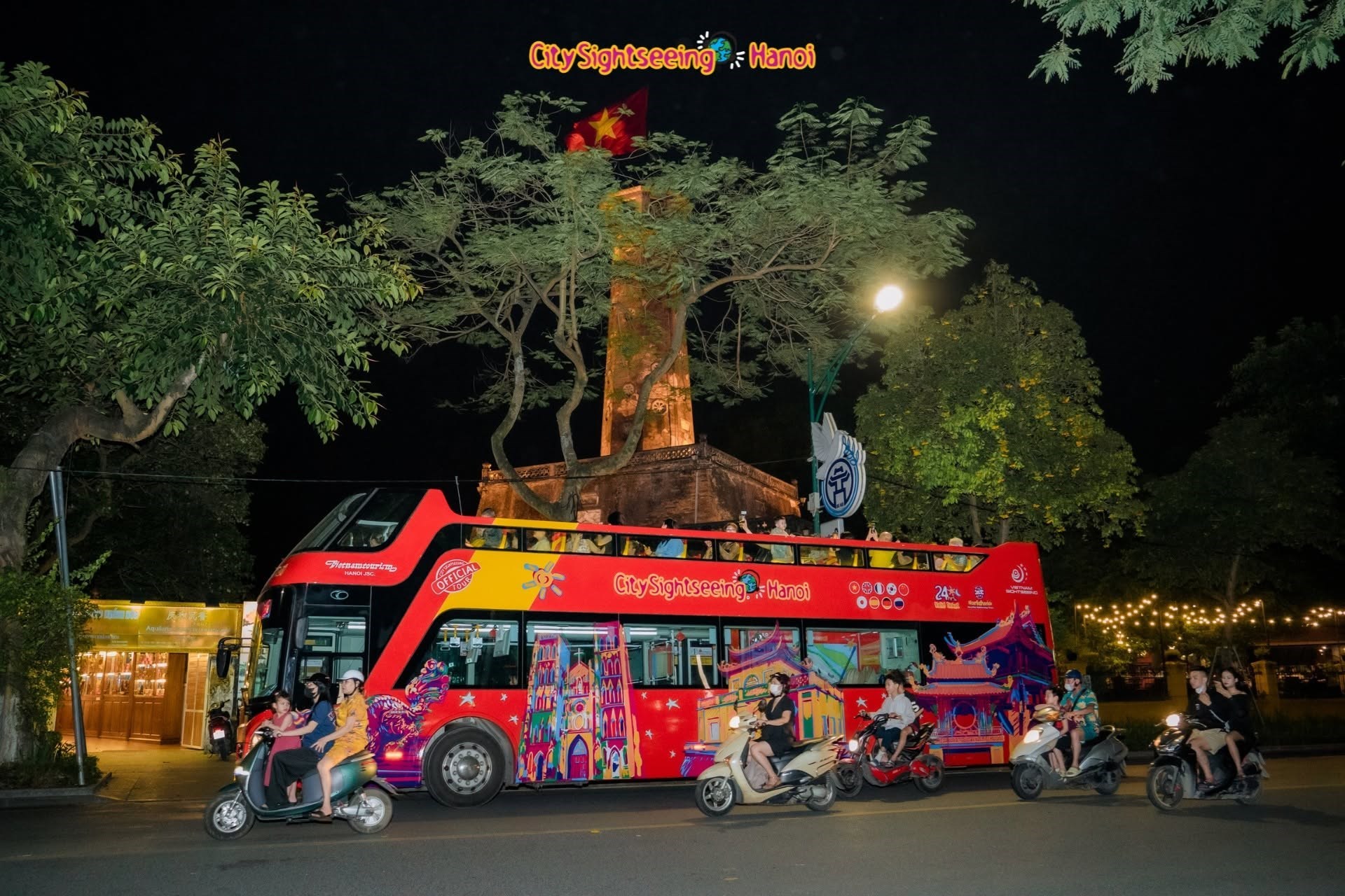 Xe Bus 2 tầng - Tham quan Thủ Đô Hà Nội