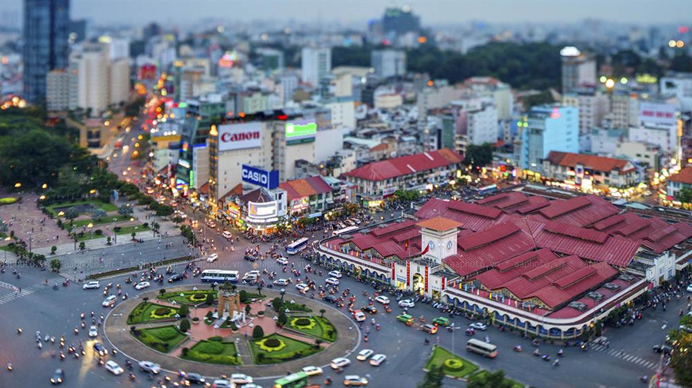 02. Chợ Bến Thành từ trên cao