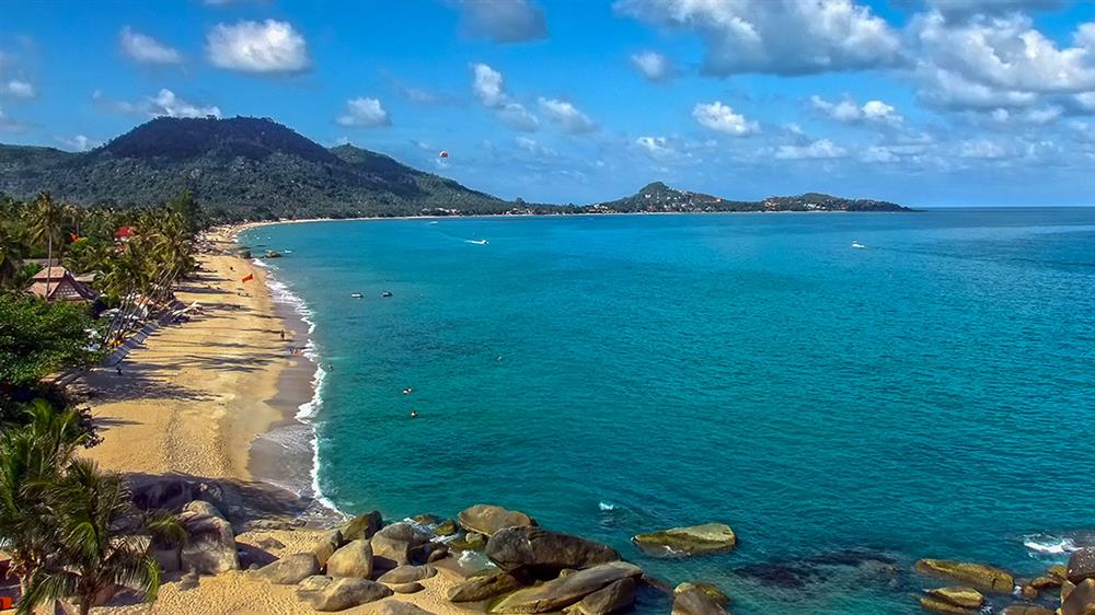 02. Hin Ta Hin Yai - biển Lamai: gần 3 km