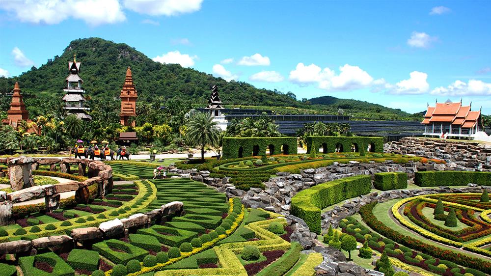 02. Thăm vườn Nong nooch – 7km từ núi Phật Vàng