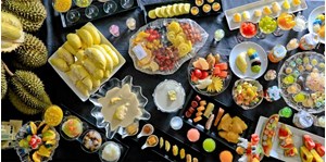 Hình của Buffet trái cây Baiyoke Sky Hotel Bangkok tầng 18