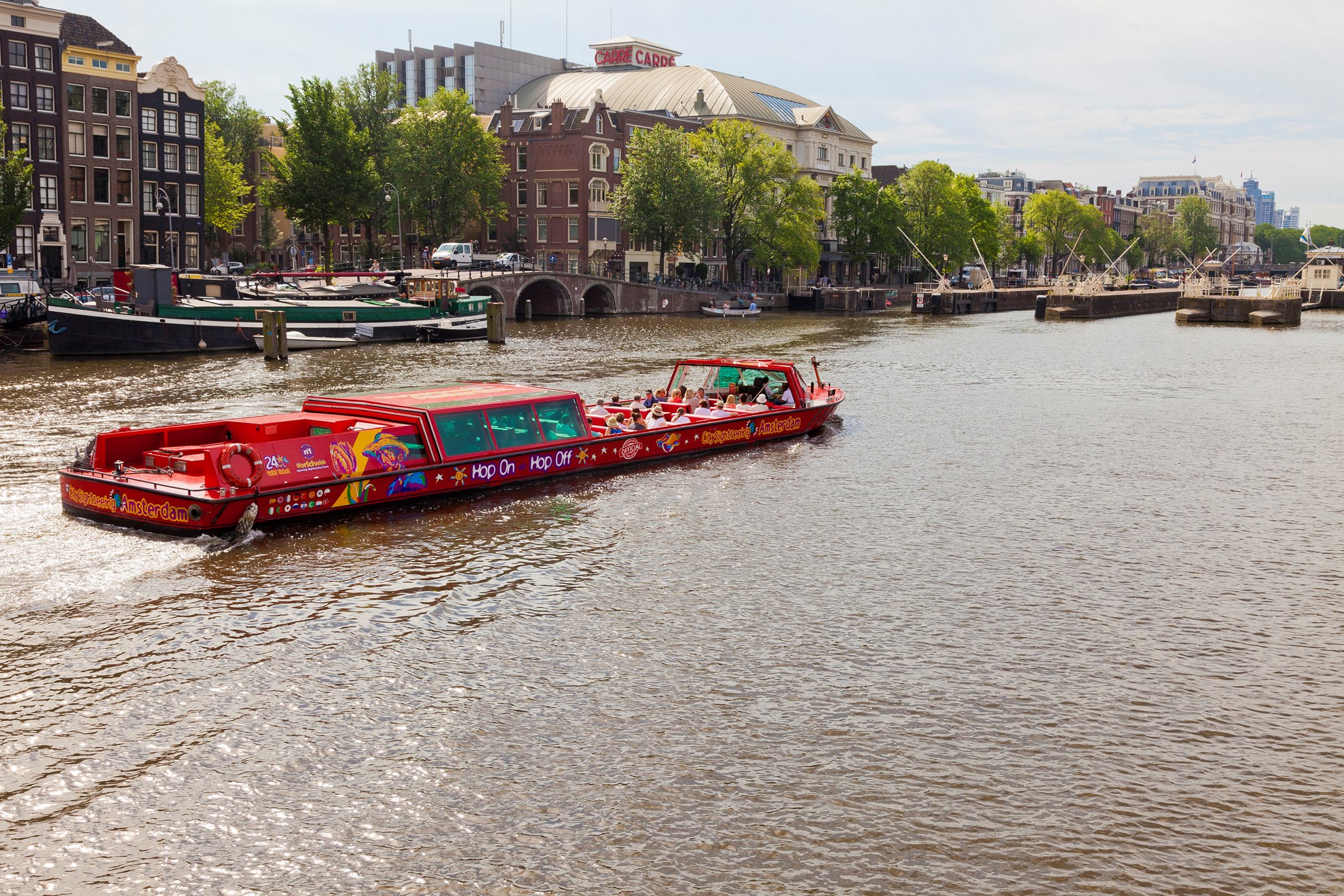 Amsterdam Hop-on & Hop-off Bus và thuyền