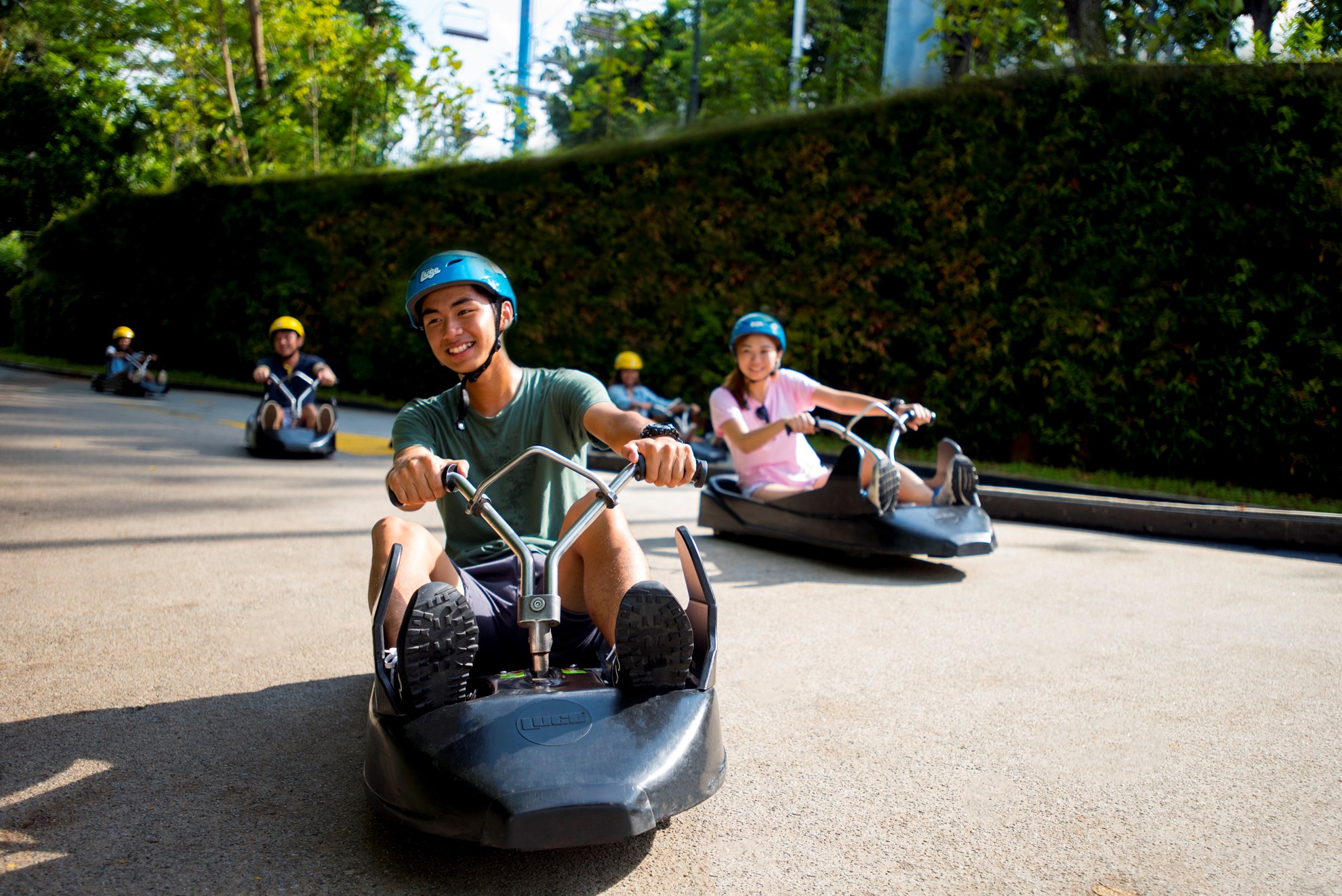 Combo: Vé  công viên nước Adventure Cove Waterpark™ + S.E.A. Aquarium™ - Vé vào cửa + Vé Skyline Luge Sentosa