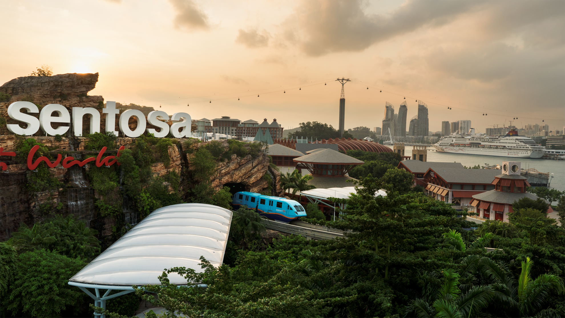 COMBO: Vé Skyline Luge Sentosa + Sentosa Monorail Express