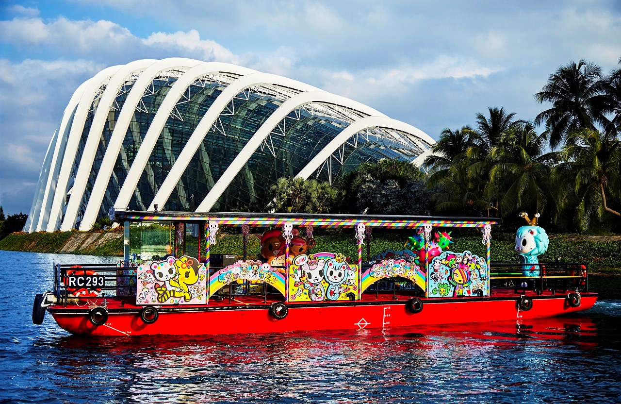 Du ngoạn trên sông Singapore bằng tàu WaterB