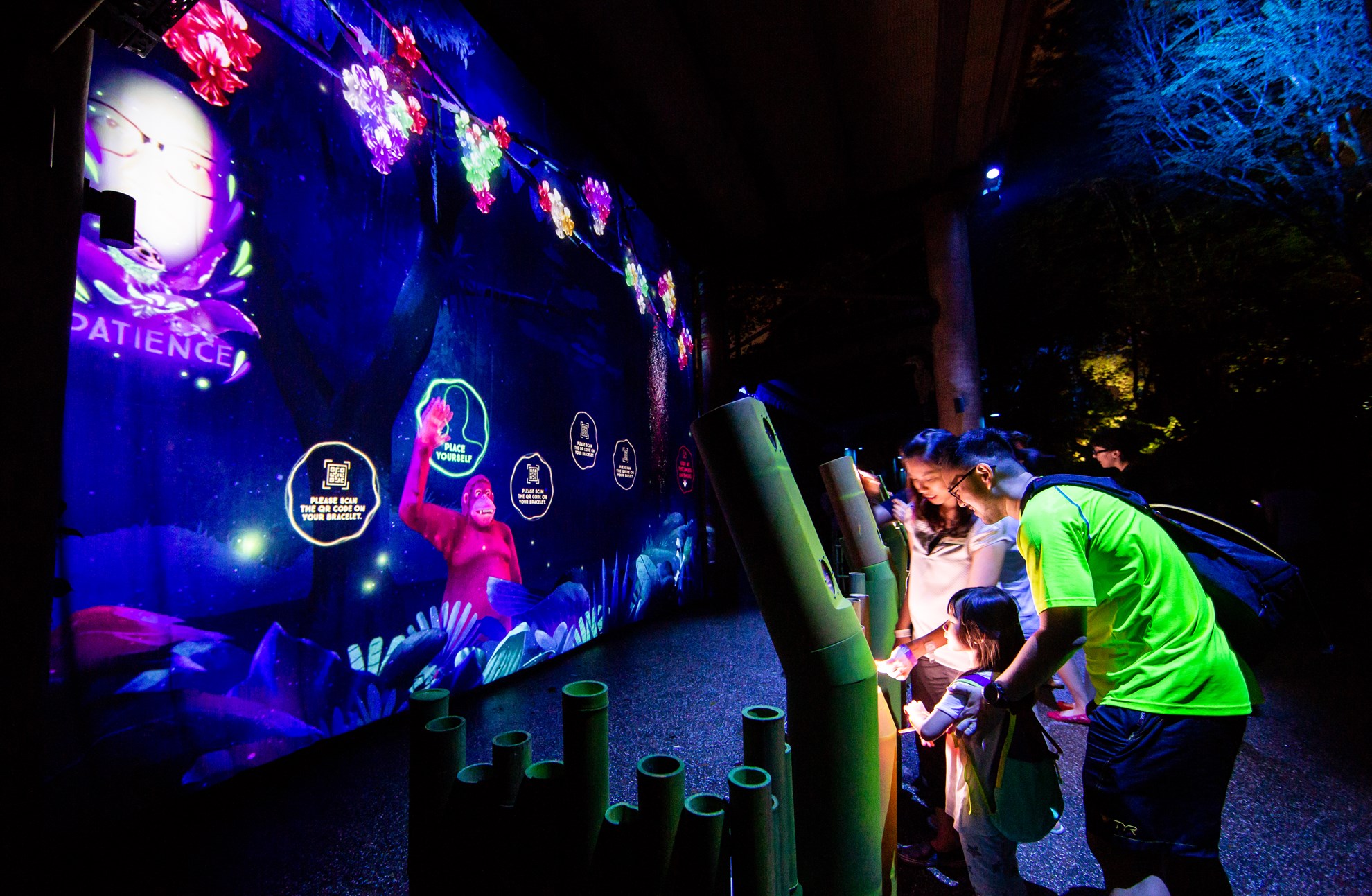Rainforest Lumina tại Vườn thú Singapore