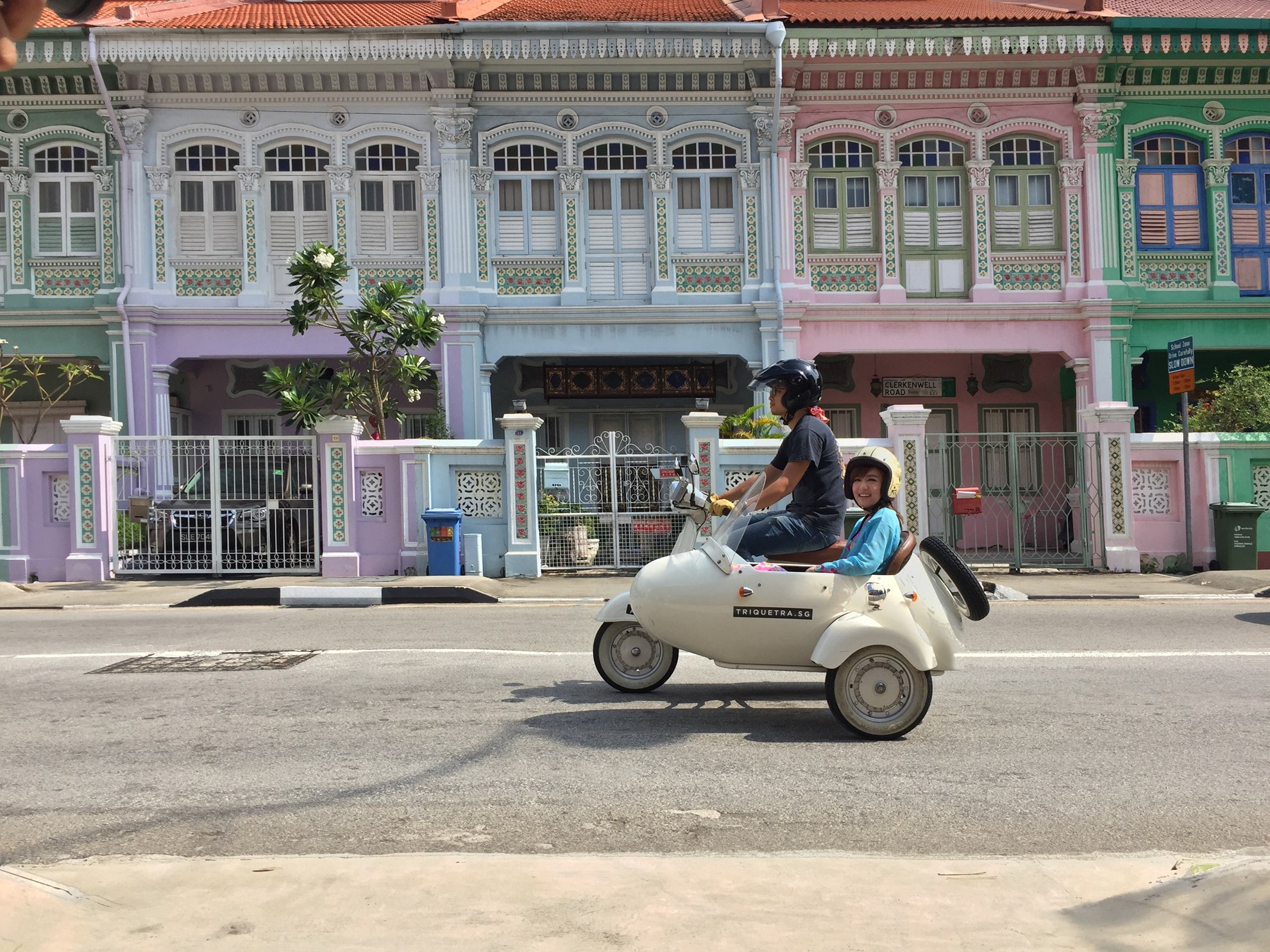 Tham quan di sản Singapore trên chuyến xe ba bánh 