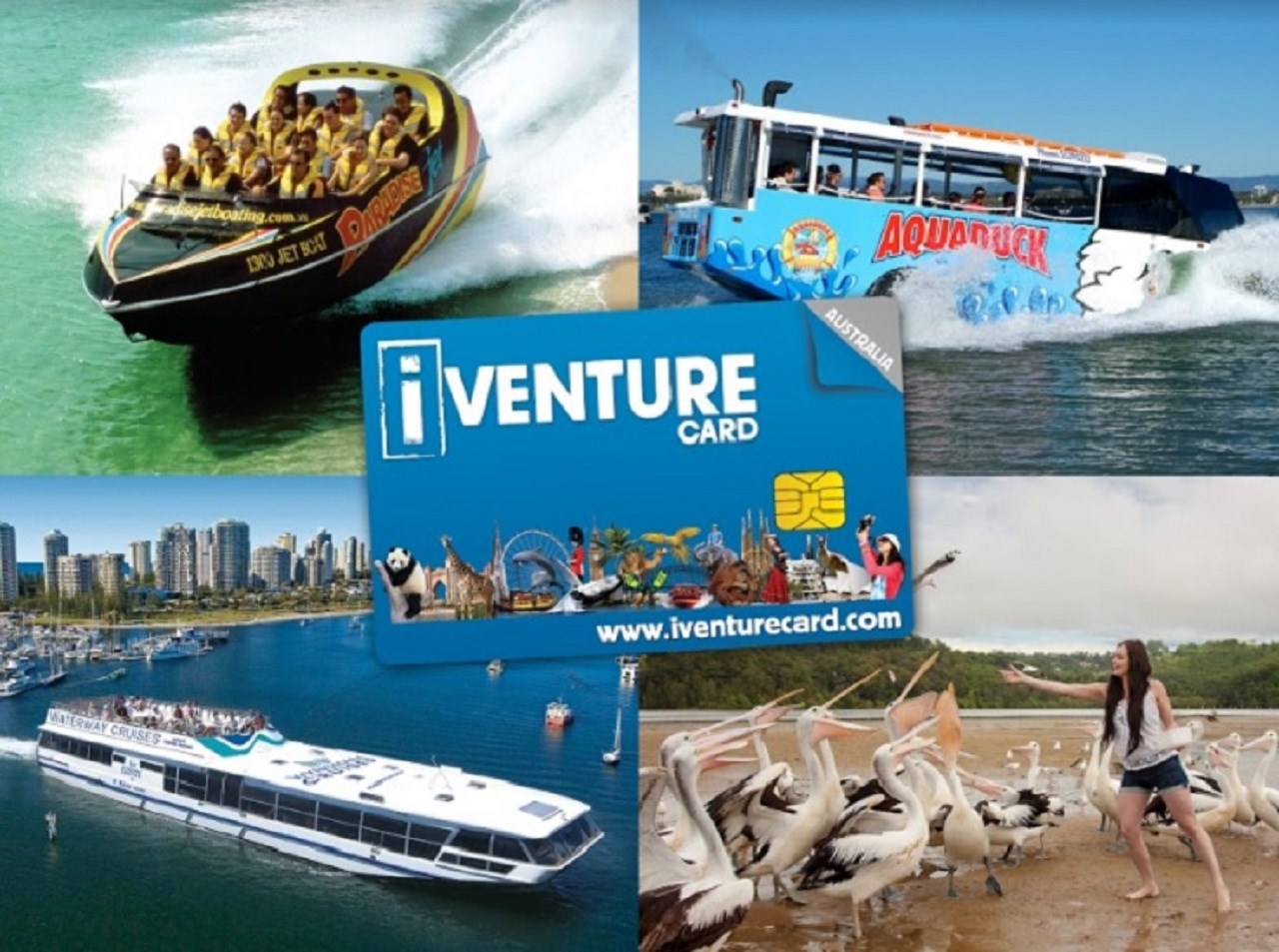 Thẻ iVenture Gold Coast Flexi Attractions Pass