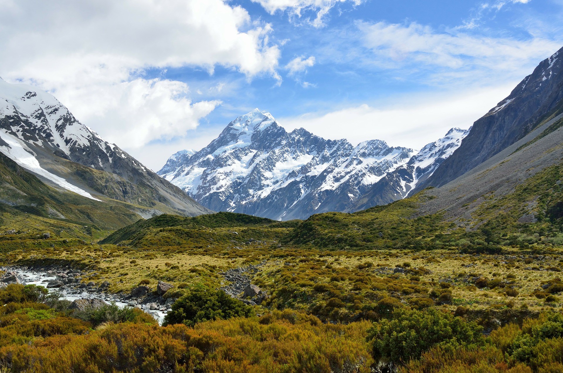 Tour ngắm cảnh từ Mount Cook đến Christchurch bằng xe Bus