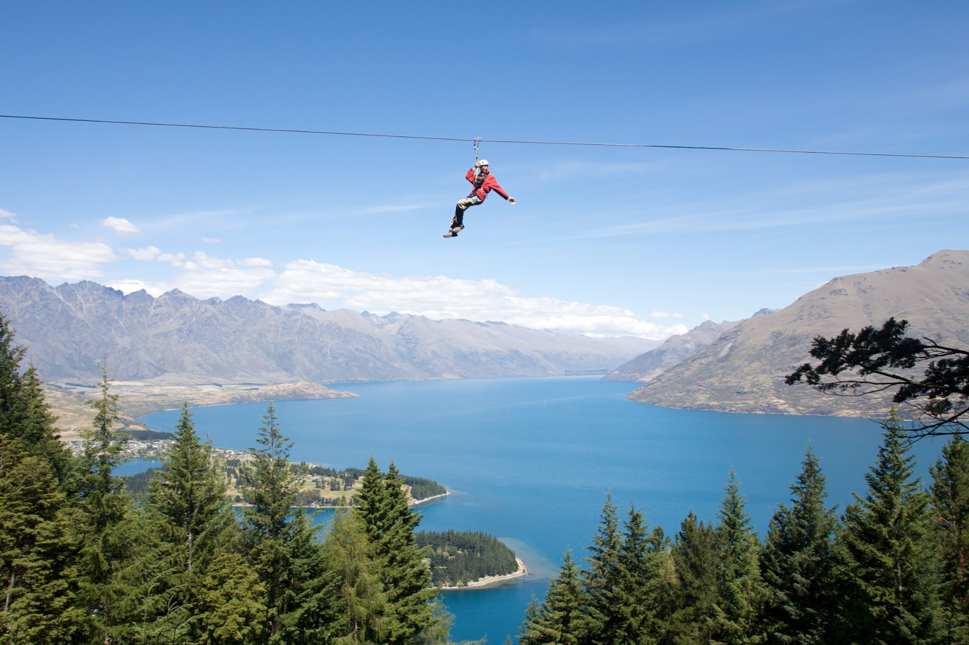 Trượt Zipline ở Queentown
